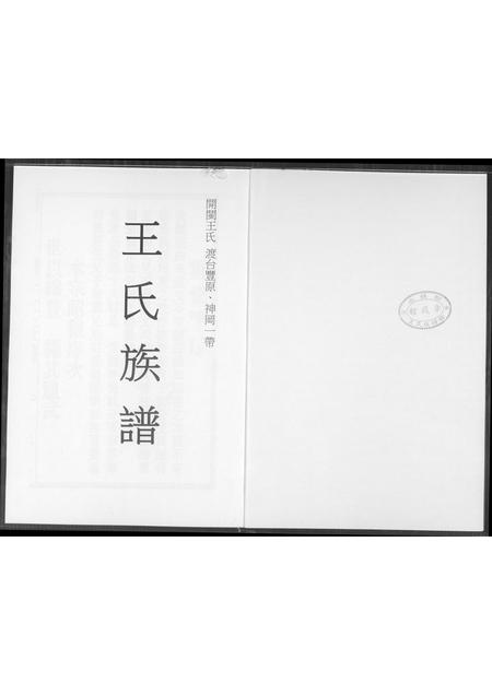 福建王氏族谱-王氏族谱.pdf电子版插图1