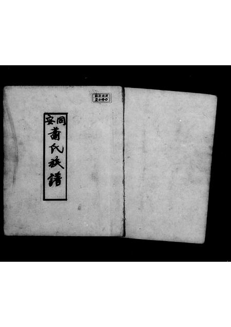 福建萧氏族谱-同安萧氏族谱.pdf电子版插图2 福建萧氏族谱-同安萧氏族谱.pdf电子版插图2