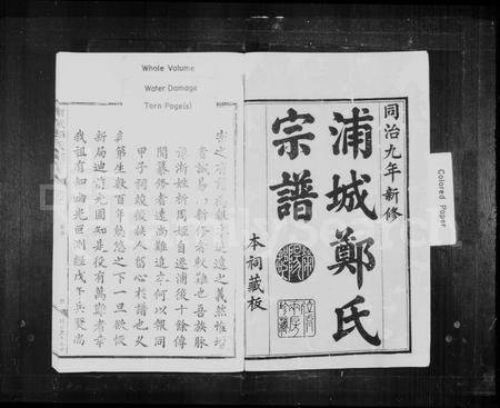 福建郑氏族谱-浦城郑氏宗谱.pdf电子版插图2 福建郑氏族谱-浦城郑氏宗谱.pdf电子版插图2