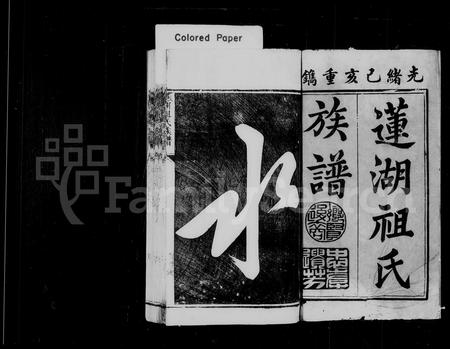 福建祖氏族谱-莲湖祖氏族谱 [8卷].pdf电子版插图2