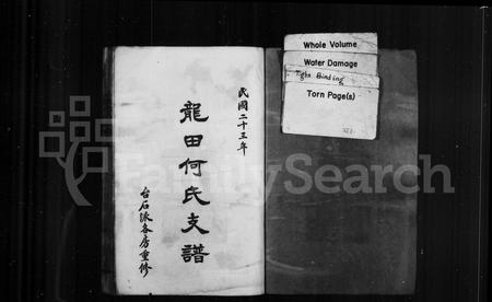 福建何氏族谱-龙田何氏支谱.pdf电子版插图2