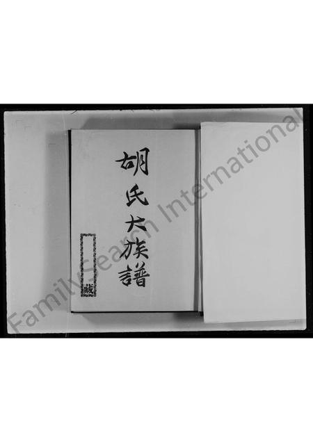 福建胡氏族谱-胡氏大族谱.pdf电子版插图2 福建胡氏族谱-胡氏大族谱.pdf电子版插图2
