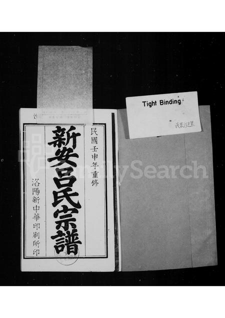 河南吕氏族谱-新安吕氏宗谱.pdf电子版插图2