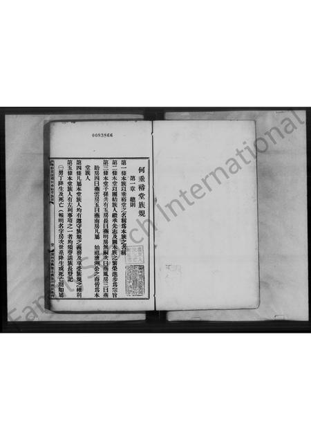 广东何氏族谱-南海县荷溪乡何垂裕堂族规族谱合刊.pdf电子版插图2