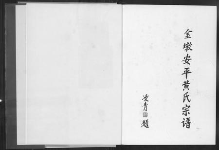 福建黄氏族谱-金墩安平黄氏大宗谱.pdf电子版插图2