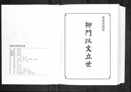 河南柳氏族谱-南阳宛西柳氏族谱[不分卷].pdf电子版插图2