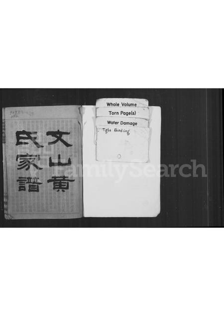 福建黄氏族谱-文山黄氏家谱.pdf电子版插图2 福建黄氏族谱-文山黄氏家谱.pdf电子版插图2