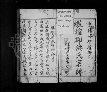 安徽洪氏族谱-炖煌郡洪氏宗谱 [24卷,首末各1卷].pdf电子版插图2