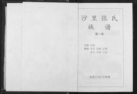 江西张氏族谱-沙里张氏族谱.pdf电子版插图2