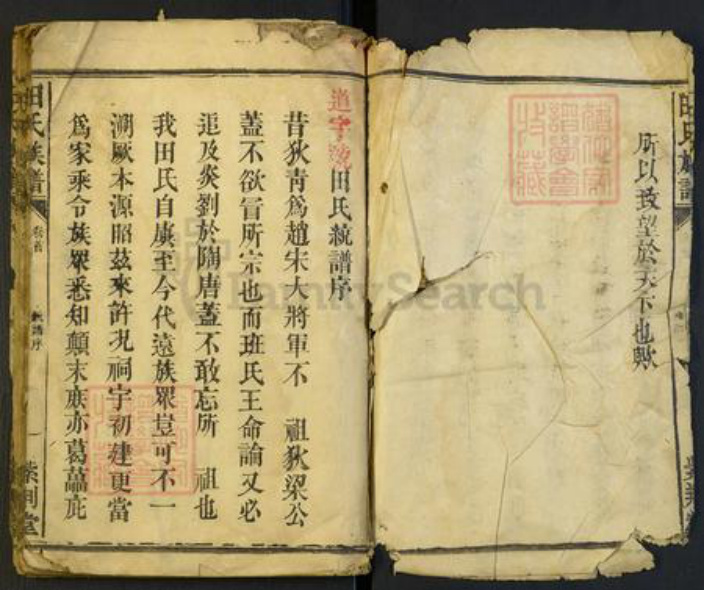 湖北省田氏族谱-田氏族谱[不分卷].pdf电子版插图2