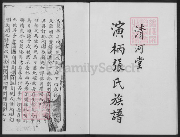 福建省漳州市长泰县枋洋镇张氏清河堂族谱-演柄张氏族谱.pdf电子版插图2 福建省漳州市长泰县枋洋镇张氏清河堂族谱-演柄张氏族谱.pdf电子版插图2