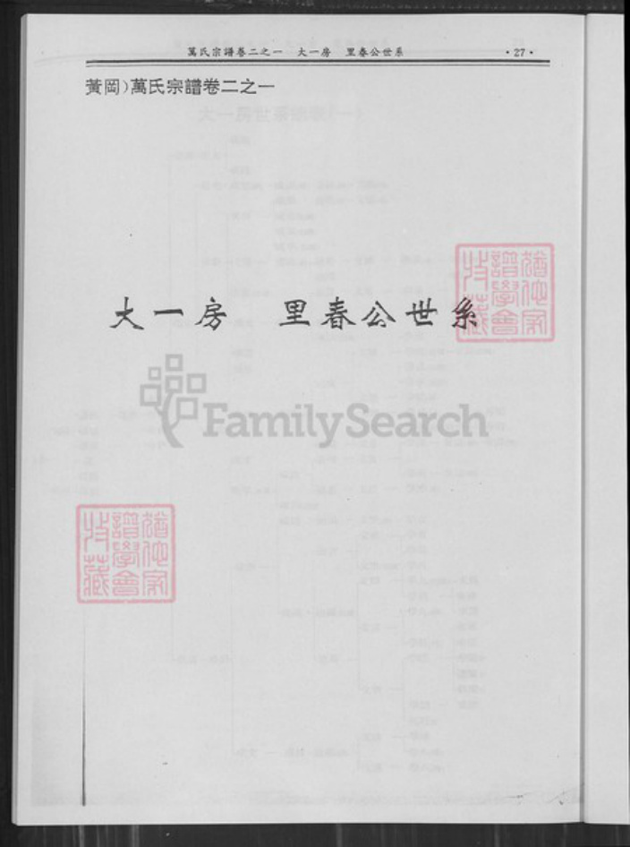 湖北省武汉市新洲区万氏族谱-新洲黄冈万氏宗谱.pdf电子版插图2 湖北省武汉市新洲区万氏族谱-新洲黄冈万氏宗谱.pdf电子版插图2