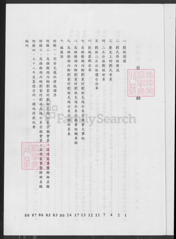 台湾高雄市湖内区刘氏族谱-刘氏族谱.pdf电子版插图2 台湾高雄市湖内区刘氏族谱-刘氏族谱.pdf电子版插图2