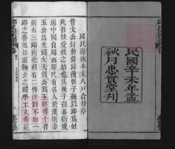 湖北省黄冈市黄州区邱氏忠实堂族谱-邱氏宗谱.pdf电子版插图2