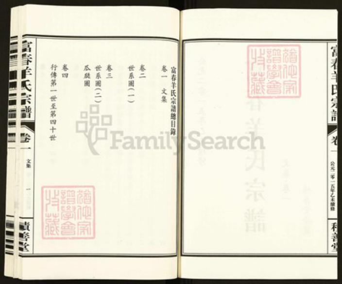 浙江省杭州市富阳大源镇镇羊氏积善堂族谱-富春羊氏宗谱.pdf电子版插图2