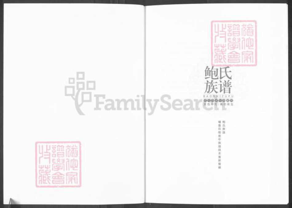 山东省滨州市博兴县吕艺镇鲍氏族谱-鲍氏族谱.pdf电子版插图2