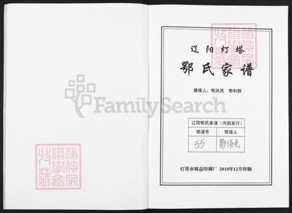 辽宁省辽阳市灯塔市鄂氏安平堂族谱-辽阳灯塔鄂氏家谱.pdf电子版插图2