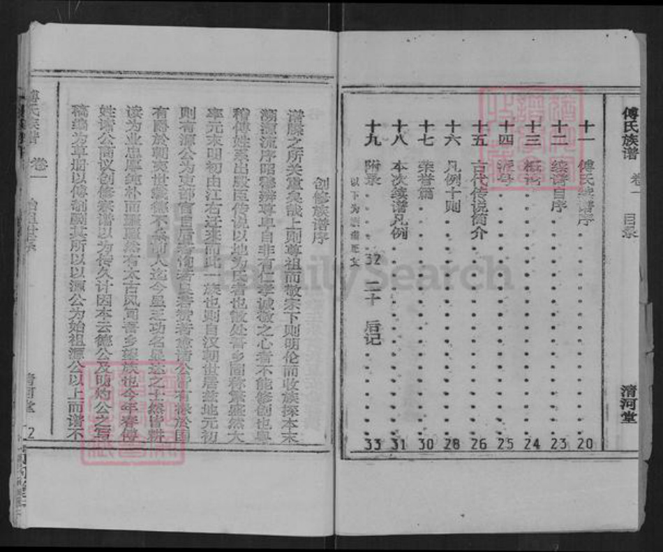 湖北省孝感市大悟县高店乡傅氏清河堂族谱-傅氏族谱.pdf电子版插图2