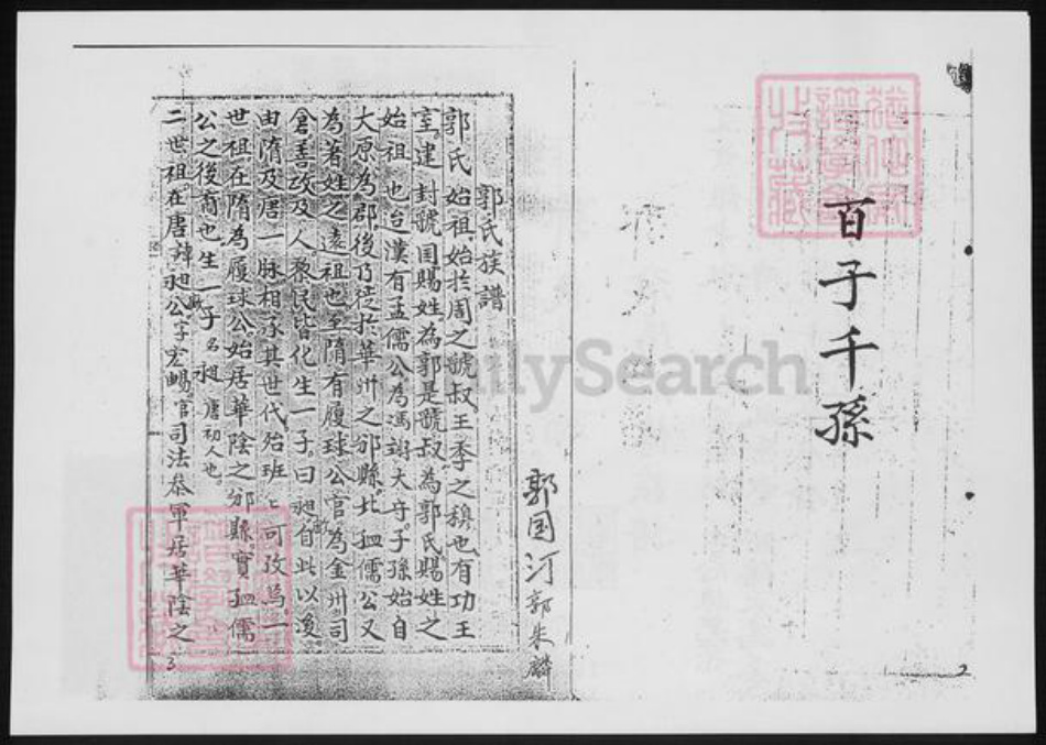 山西省吕梁市交城县郭氏族谱-郭氏族谱.汾阳流传族谱.pdf电子版预览图2