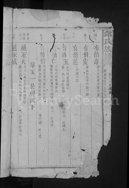 福建邱氏族谱-邱氏族谱 [不分卷].pdf电子版插图2