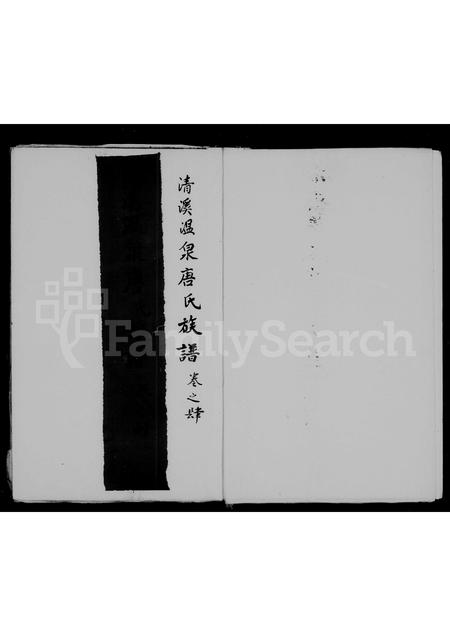 福建唐氏族谱-清溪温泉唐氏族谱.pdf电子版插图2