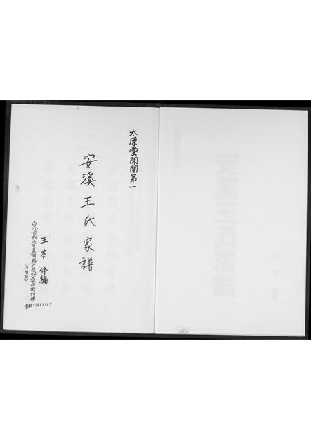 福建王氏族谱-安溪王氏家谱.pdf电子版插图2