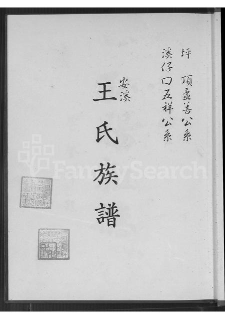 福建王氏族谱-安溪王氏族谱.pdf电子版插图2