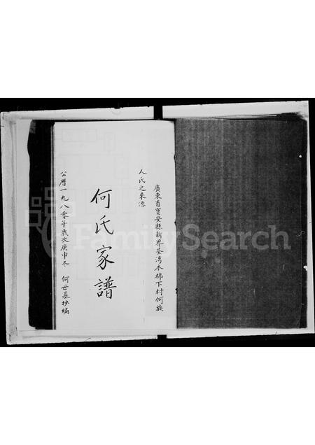 广东何氏族谱-何氏家谱.pdf电子版插图3 广东何氏族谱-何氏家谱.pdf电子版插图3