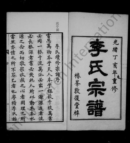 安徽李氏族谱-李氏宗谱  [14卷, 首末各1卷].pdf电子版插图3