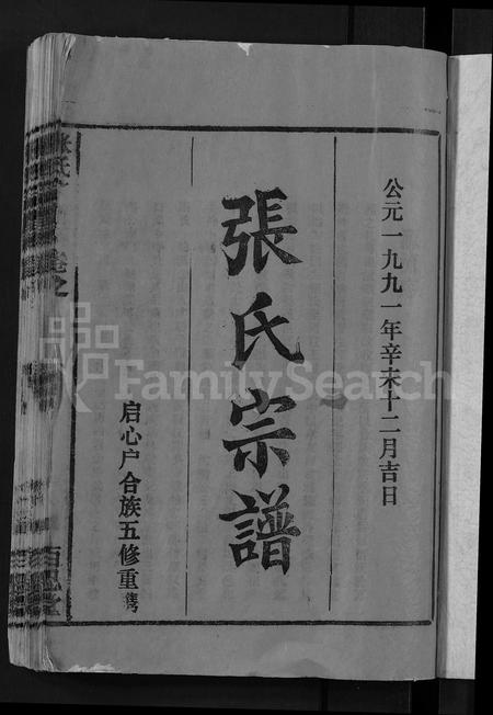 安徽张氏族谱-张氏宗谱 [4卷,及卷首].pdf电子版插图3
