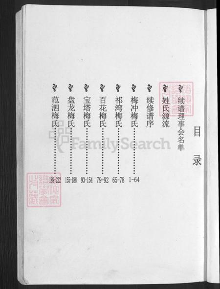 湖北省孝感市孝昌县梅氏汝南堂族谱-梅氏宗谱.武汉黄陂陂南篇.pdf电子版插图3