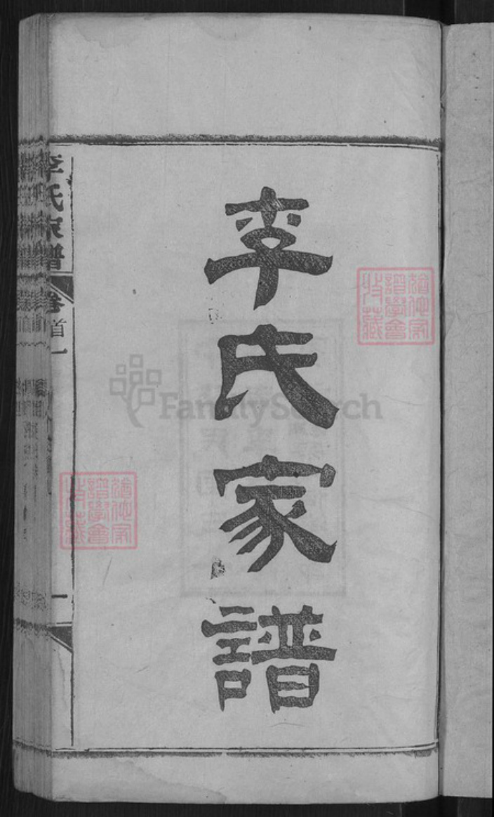 湖北省黄冈市麻城市李氏族谱-李氏家谱.pdf电子版插图3 湖北省黄冈市麻城市李氏族谱-李氏家谱.pdf电子版插图3