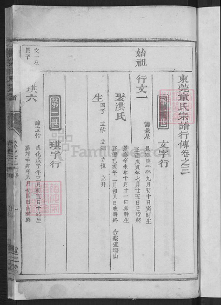 广东省东莞市童氏处仁堂族谱-东莞童氏宗谱.pdf电子版插图3 广东省东莞市童氏处仁堂族谱-东莞童氏宗谱.pdf电子版插图3