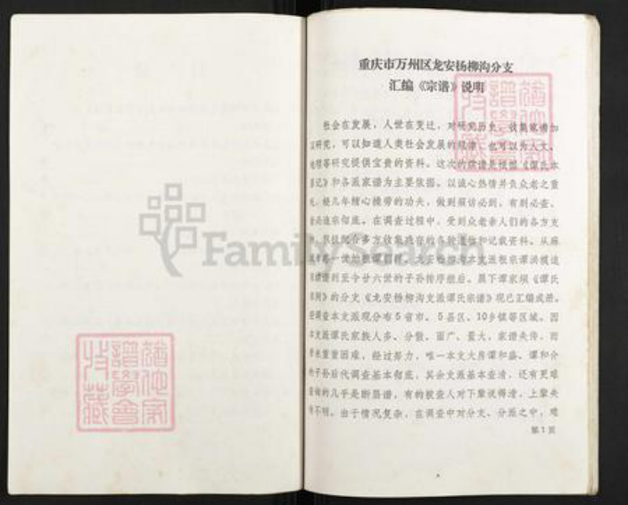 重庆市万州万县龙驹镇谭氏族谱-谭氏宗谱.pdf电子版插图3