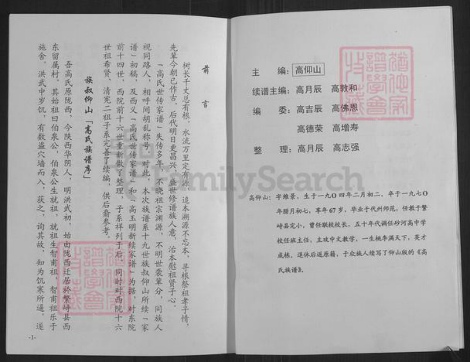 山西省忻州市代县枣林镇高氏族谱-高氏族谱.pdf电子版插图3