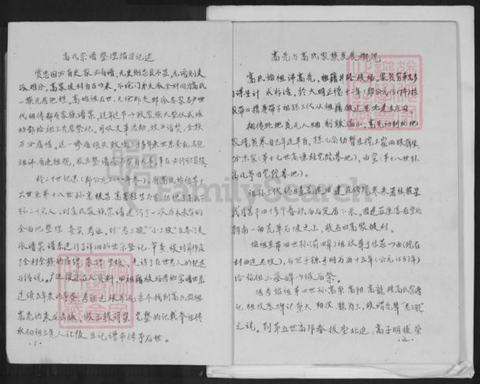 河北省石家庄市井陉县于家乡高氏族谱-高氏宗谱.pdf电子版插图3