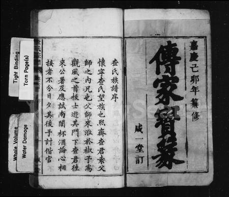 安徽查氏族谱-查氏宗谱 [10卷,首末各1卷].pdf电子版插图4
