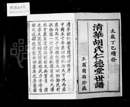 安徽胡氏族谱-清华胡氏仁德堂世谱 [27卷, 首末各1卷].pdf电子版插图4