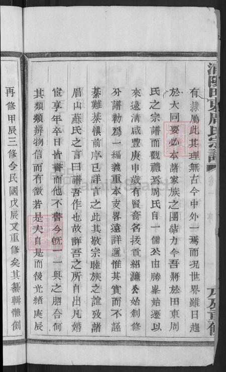 浙江省金华市浦江县郑宅镇周氏族谱-浦阳田东周氏宗谱.pdf电子版插图4 浙江省金华市浦江县郑宅镇周氏族谱-浦阳田东周氏宗谱.pdf电子版插图4