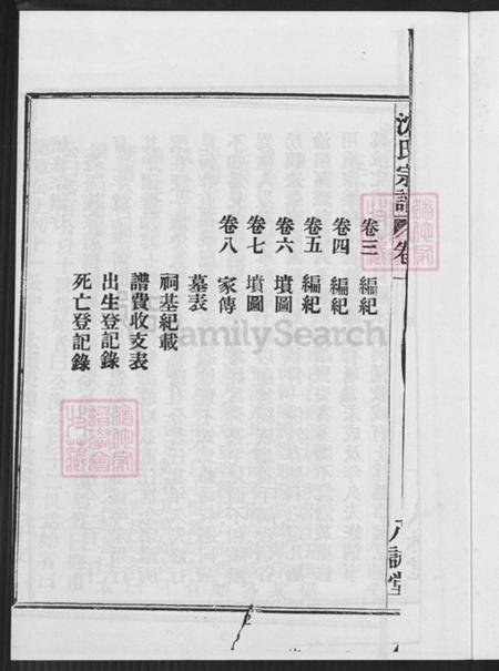 安徽省合肥市沈氏八咏堂族谱-沈氏宗谱.pdf电子版插图4 安徽省合肥市沈氏八咏堂族谱-沈氏宗谱.pdf电子版插图4