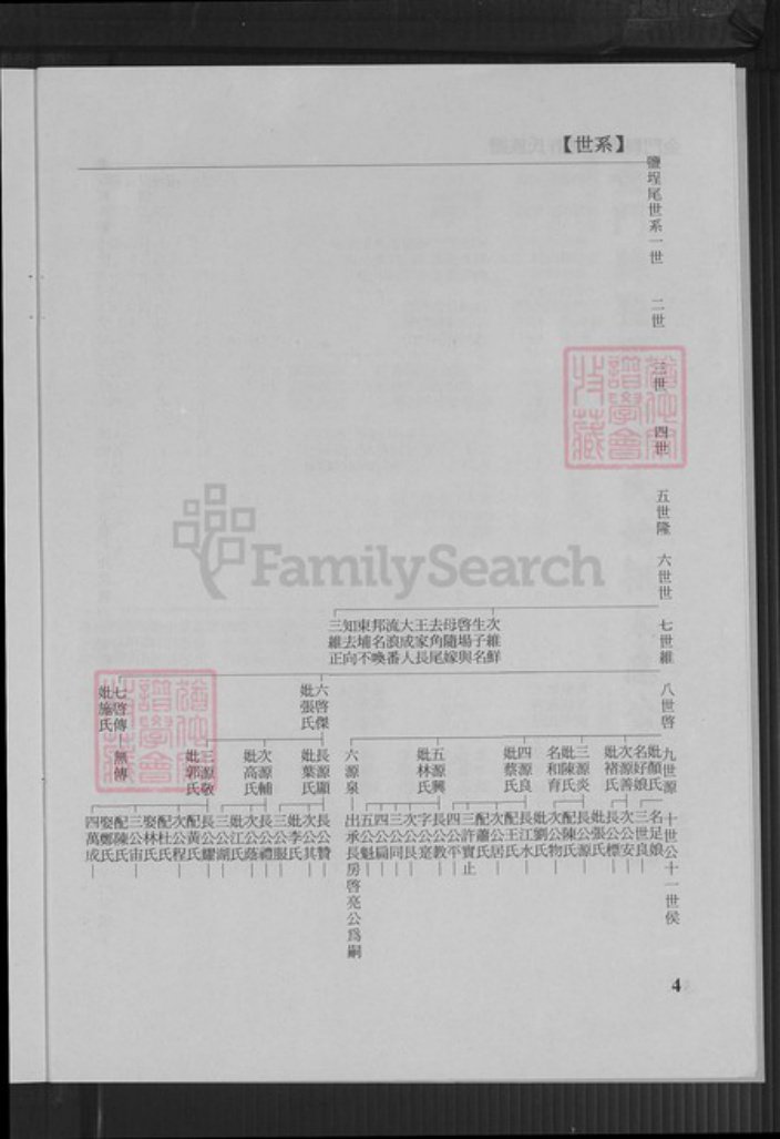 福建省泉州市金门县金城许氏族谱-金门盐埕尾许氏世系图.pdf电子版插图4