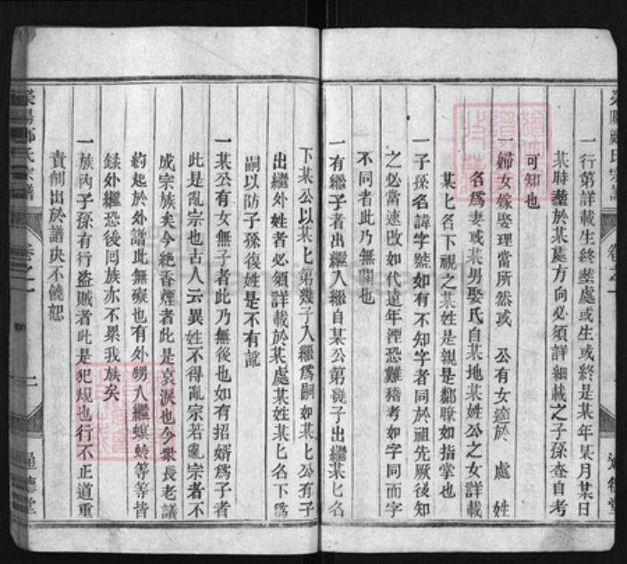 浙江省郑氏族谱-荥阳郑氏宗谱 [残卷].pdf电子版插图4