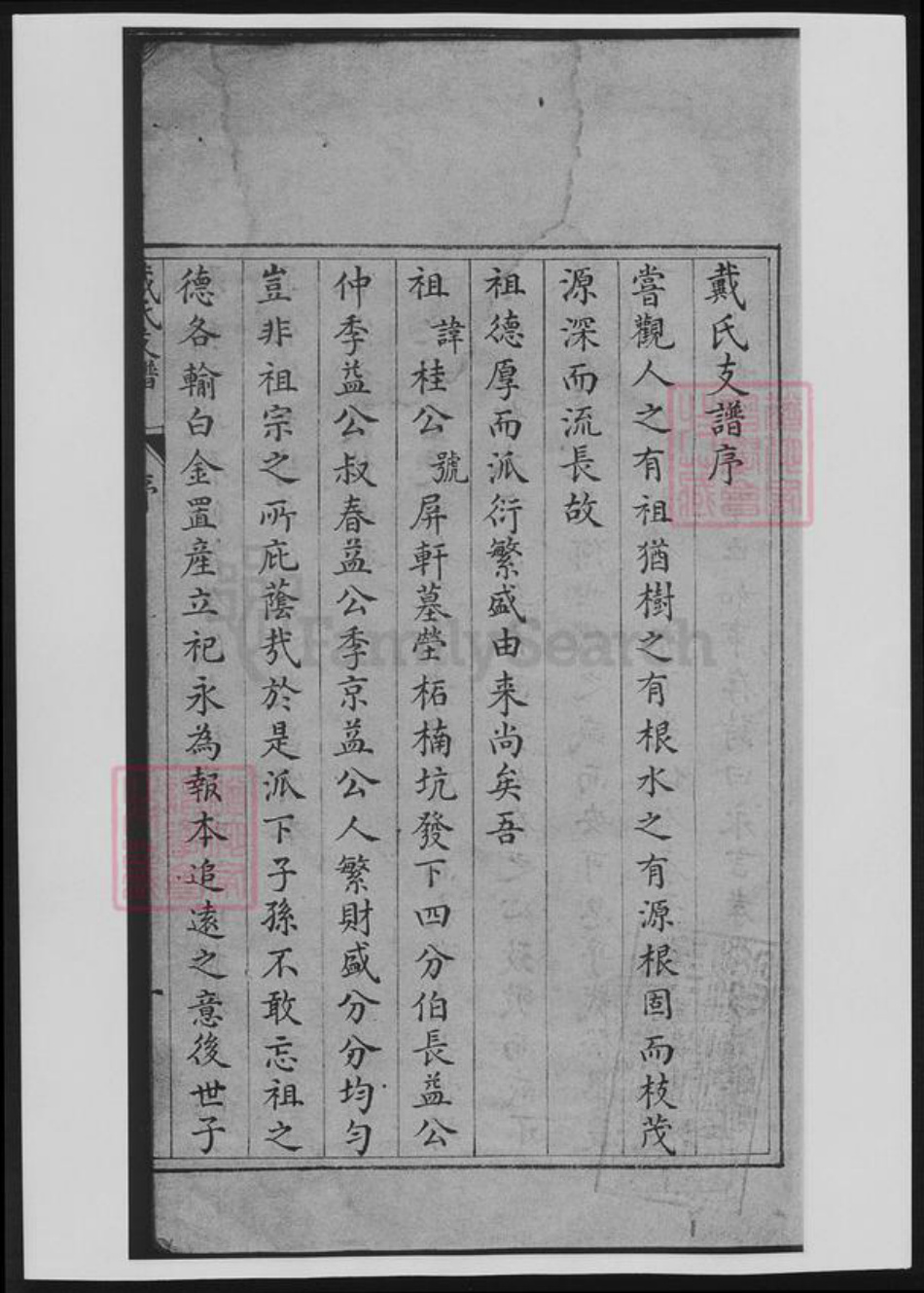 安徽省宣城市绩溪县戴氏族谱-戴氏支谱.pdf电子版插图4 安徽省宣城市绩溪县戴氏族谱-戴氏支谱.pdf电子版插图4