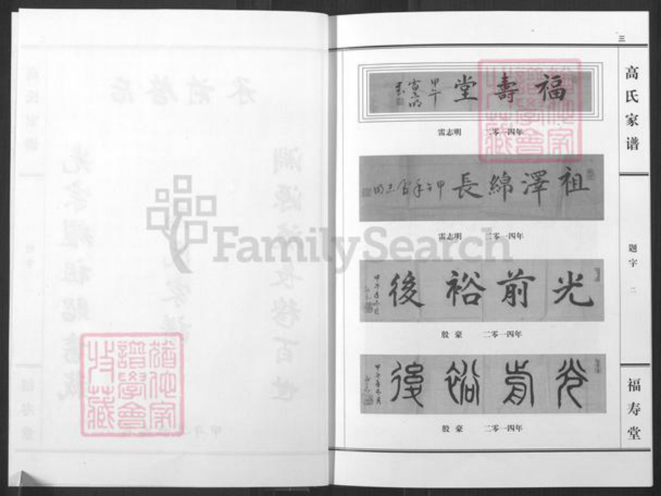 山西省太原市小店区高氏福寿堂族谱-太原高氏家谱.pdf电子版插图4