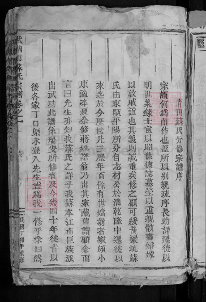 浙江省温州市瑞安市陶山镇苏氏族谱-武功郡苏氏宗谱.pdf电子版插图5