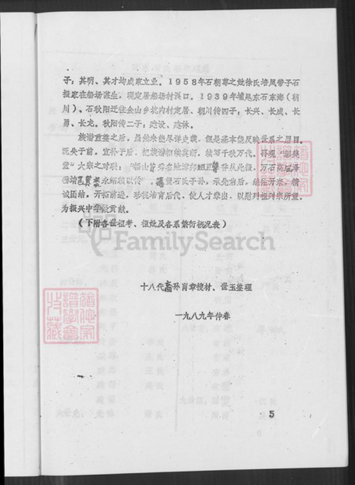 福建省漳州市南靖县船场镇石氏彰美堂族谱-石氏族谱.pdf电子版插图5 福建省漳州市南靖县船场镇石氏彰美堂族谱-石氏族谱.pdf电子版插图5