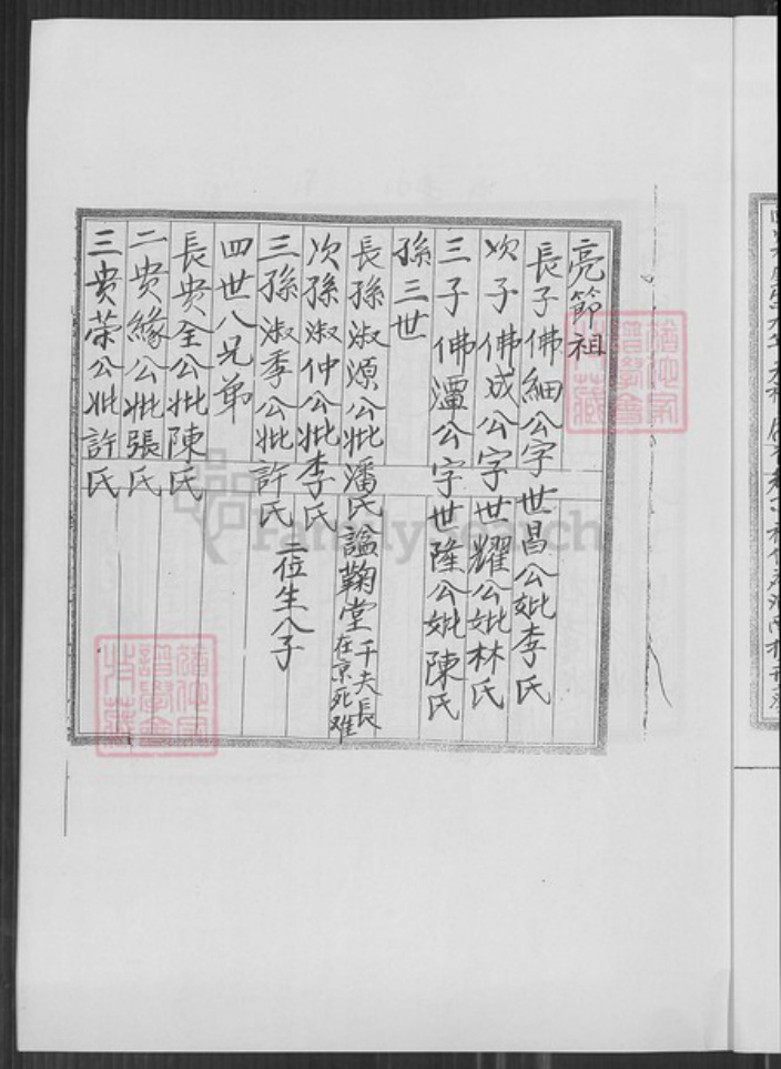 福建省泉州市金门县金沙杨氏族谱-杨氏始祖亮节公裔派简谱.pdf电子版插图5 福建省泉州市金门县金沙杨氏族谱-杨氏始祖亮节公裔派简谱.pdf电子版插图5