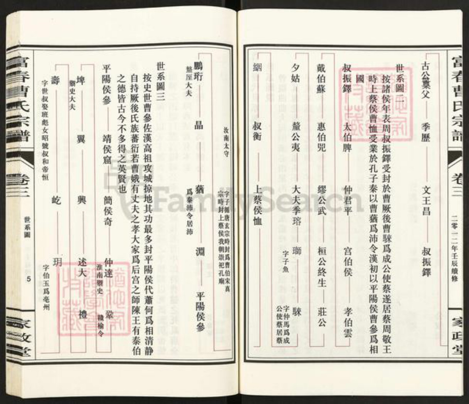 浙江省杭州市富阳曹氏家政堂族谱-富春曹氏宗谱.pdf电子版插图5 浙江省杭州市富阳曹氏家政堂族谱-富春曹氏宗谱.pdf电子版插图5