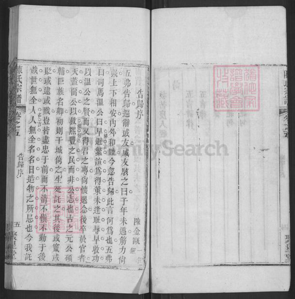 湖北省黄冈市陈氏聚星堂族谱-陈氏宗谱.pdf电子版插图5 湖北省黄冈市陈氏聚星堂族谱-陈氏宗谱.pdf电子版插图5