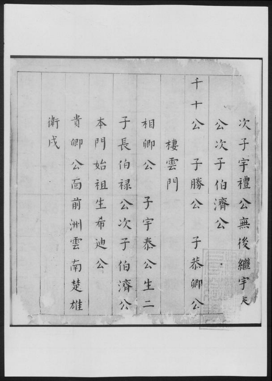 云南省楚雄彝族自治州楚雄市程氏族谱-程氏支谱.pdf电子版插图5